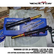 LC135 4S LC FI V8 Y15 Y16 ABS V2 NVX SRL115 EZ115 STD CUTTING ADJUSTABLE FRONT FORK DEPAN GOLD LOWER