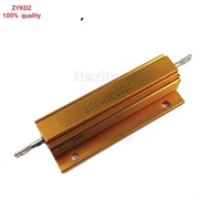 50W 100W Aluminum Power Metal Shell Case Wirewound Resistor 0.01R ~ 100K 1 6 8 10 20 200 500 1K 10K 