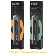 DELI SK2 135mm T-Shape Blade Push Cutter HT4008 (BLACK) HT4008L (GREEN)