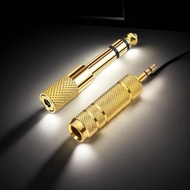 [iti] 1/2Set 6.5mm To 3.5mm And 3.5mm To 6.5mm Audio Adapter Set 1/4-inch To 1/8-inch And 1/8-inch T