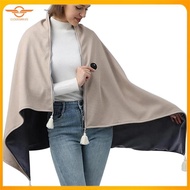 [CloudsMiles] Portable Heated Blanket Wearable Heating Blanket for  Camping Home