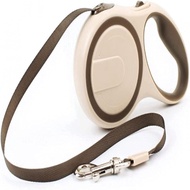 HYCYYFC 3/5M Long Retractable Dog Leash, Extendable Up to 30kg for Small, Medium Dogs (Brown, 5m)