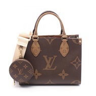 【二手】路易威登 (Louis Vuitton) LOUIS VUITTON手提包 OnTheGo PM M46373 PVC塗層帆布 OnTheGo PM 女士二手 A
