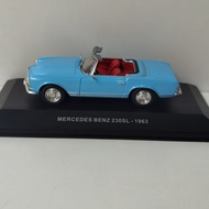 SOLIDO 1/43 BENZ 230SL 1963 Mercedes-BENZ Car Model Alloy Paint Surface Measles Slightly Infinite Ob