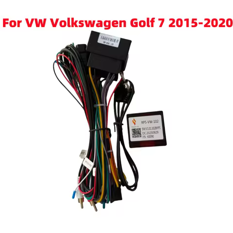 Simple Canbus Box PR5-VW-102 Adaptor For VW Volkswagen Golf 7/5/6 2015-2025 Skoda Seat Car Radio 16 