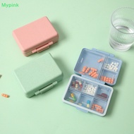 Mypink 9 Grids Mini Pill Case Plastic Travel Medicine Box Cute Small Tablet Pill Storage Organizer Box Holder Container Dispenser Case SG