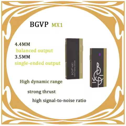 BGVP MX1 high-performance decoding and headphone amplifier all-in-one machine is a convenient HiFi d