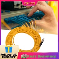cancanshop 753 FCUPC to Single Mode Optical Fiber Patch Cable Cord  20m/65feet FC Optic Yellow