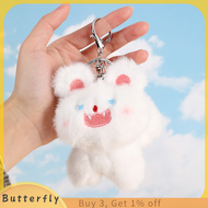 Butterfly ใหม่จี้ตุ๊กตาลูกแมวสุดนุ่มน่ารักน่ารักพร้อมพวงกุญแจรูปแมวนุ่มๆจี้กระเป๋าแฟชั่นของขวัญวันเก