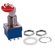 Guitar Effects 3PDT 9-Pin Latching Stomp Pedal Footswitch Foot Switch Blue