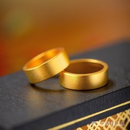 Ring Xiaohongshu Zhou Family Ancient Craft Inheritance Ring Gold-plated Vietnam Sand Gold Peaceful C