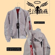 Kids BOMBER Jacket - TOKYO REVENGERS Jacket - VALHALLA BOMBER Jacket - VARSITY ANIME Jacket