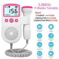 Fetal Doppler Hand-hold Pocket Portable Sound Baby Heart Pregnancy 3.0MHz Ultrasound Fetus Detector