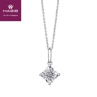 HABIB Round Diamond Necklace in 750/18K White Gold 258260120(N)