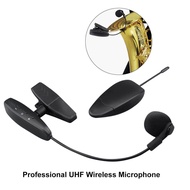 Professional UHF Wire-less Saxophone Microphone Brass Instrument Microphone System Receiver &amp; Transm-itter