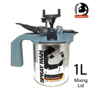 2K Paint Mixing System Agitator Lid For 1Qt/1L & 4L Paint Can