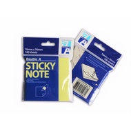 Box of 12 Double A Yellow Sticky Notes (76x76 mm) 3*3
