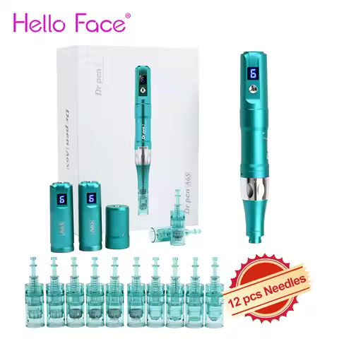 Original Dr. pen Ultima A6S With 12 Cartridge Wireless Professional Derma Pen Microneedling Machine 