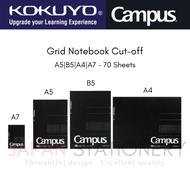 Kokuyo Campus Notepad Grid Ruled Cut Off A4|A7|A5|B5 70 Sheets レ-M747S5-D レ-M737S5-D レ-M727S5-D メ-M7