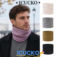 ICUCKO Neck Warmer Gaiter, Stretch Wind-Resistant Double Layer Neck Gaiter, Comfortable Elastic  The