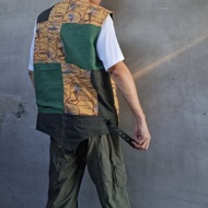 Rebirth collection 解構拼接outdoor風工裝背心