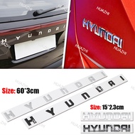 3D ABS Emblem HYUNDAI Car Body Rear Trunk Sticker Badge For Hyundai Genesis N-LINE I10 I20 I30 I40 I
