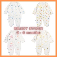 (0-6M) Newborn NB baby boy girl toddler one piece clothes clothing sleepwear pajamas jumpsuit sleeps
