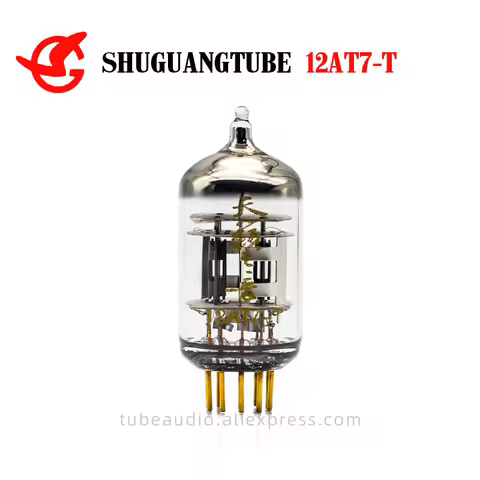 ShuGuang New 2024 Natural Sound 12AT7-T Vacuum Tube Gold Pin Replaces 12AT7 ECC81 Electron tube Ampl