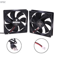 [XFD]  12025 Fan 5/12/24V Fan DC Brushless Cooling Fan USB 2PIN PC Computer Case Cooler  FD