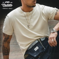 Áo Thun Henry Ngắn Tay Kiểu Mỹ Jason Statham Heavyweight Stallone Cổ Điển Áo Thun Cứng Màu Xanh Quân