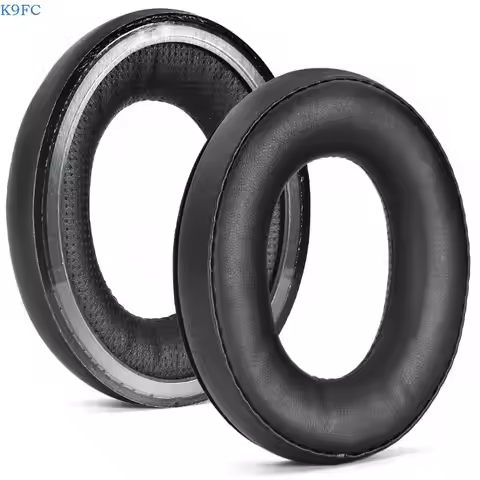 K9FC 1Pair Sheepskin Ear Pads Ear Cushions Cover for HD620S HD400Pro HD560S Headphones
