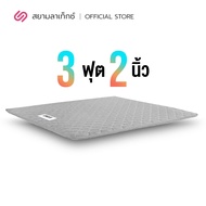 SiamLatex ที่นอนยางพาราแท้ ท็อปเปอร์ยางพารา ผสมชาร์โคล รุ่น Onyx หนา 2 นิ้ว แน่นเด้งกว่าเดิม รองรับน