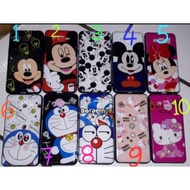 Softcase glossy image mickey doraemon redmi6A j2 Prime realmec2 oppo f9 A1k a3s vivo y91 y95 y93[