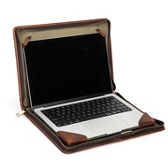 เคสใส่โน๊ตบุ๊คหนังวัวแท้ของครอบครัว CONTACTS สำหรับ Macbook Pro 14 16 Macbook Pro Air 13เคสโทรศัพท์ก