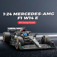 1: 24 Benz W14 F1 Car Model 2023 Alloy Simulation Car Model Hamilton