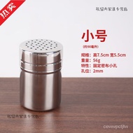 ST/💥Chuangjingyi Optional Sesame Bottle Stainless Steel Spice Jar Pepper Bottle Spice Seasoning Box Burn with Kitchen Se