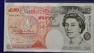 1994年英國紙鈔50pounds (英鎊) 紙鈔 全新 (紙鈔)