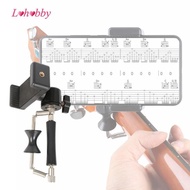 Lohobby Steel Guitar Sliding Capo and Smartphone Holder Acoustic Electric Guitar Accessory for Onlin