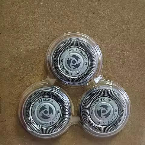 For Philips SH50/52 Shaving Heads Compatible with Philips Norelco Shavers Series 5000 and 6000, 3 Pi