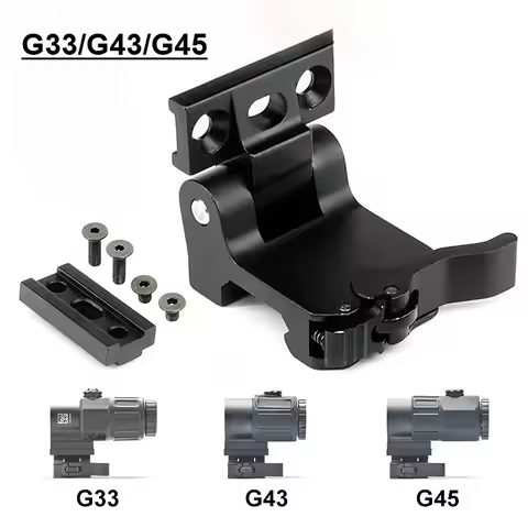 "Shift-To-Side" Magnifier Mount Kit 9-G33STS for Eotech G33/G43/G45, w/Quickly Detach(QD) Lever for 