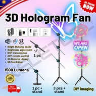 KELETOOL 3D WIFI Hologram Fan Hologram Projector Fan Holographic Projector Advertising Display Holog
