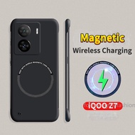 Cases For iQOO Z7 5G Z7x Z7s 5G 2023 Hard PC Phone Casing Back Cover Shell Shockproof Bumper Framele