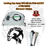 DELTA Laptop Cooling Fan sony VPC-SA VPC-SB VPC-SD 4 Pin SUNON DC 5V-2.00W 1 Month Warranty Compatib