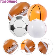 YONGWANG66HR Inflatable Football, Rugby Beach Ball Inflatable Baseball, Water Games Basketball Sport