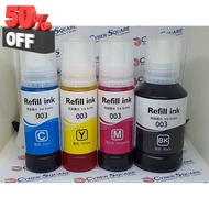 หมึกเติม EPSON 003/001 - สีดำขวดใหญ่ 127 ml. - Refill Ink สำหรับ L3210/L3250/L5190/L3110/L3150/L1110
