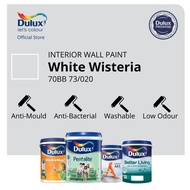 Dulux Wall/Door/Wood Paint - White Wisteria (70BB 73/020) (Ambiance All/Pentalite/Wash &amp; Wear/Better Living)