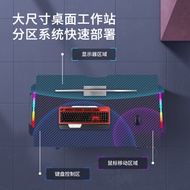 DXRacer DXRacer [RGB Gaming Table] Computer Desk Live Desktop Game Table Simple Desk Writing Desk