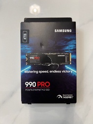 Samsung 990 PRO PCIe 4.0 NVMe M.2 SSD 固態硬碟(7450 MB/s) 4TB