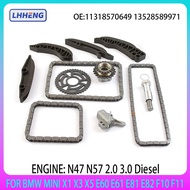 Engine Timing Chain Kit 11318586699 Compatible For N47 N57 2.0 3.0 diesel BMW X1 X3 X5 E60 E61 E81 E