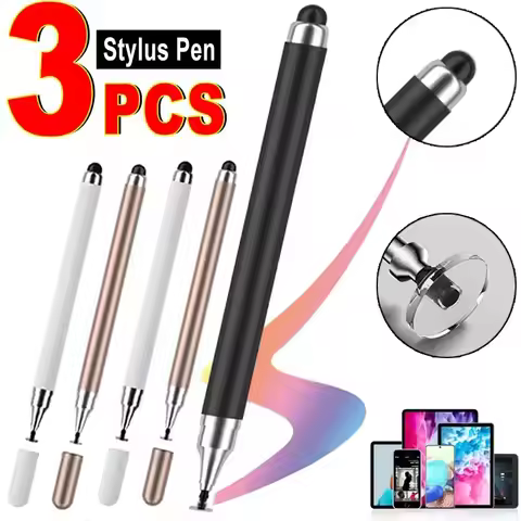 3/1Pcs Smart Tablet Phone Universal 2 In 1 Capacitive Stylus Pen Drawing Pens for iPhone/Android All